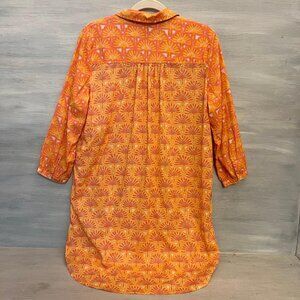 Zoe Orange Abstract Print